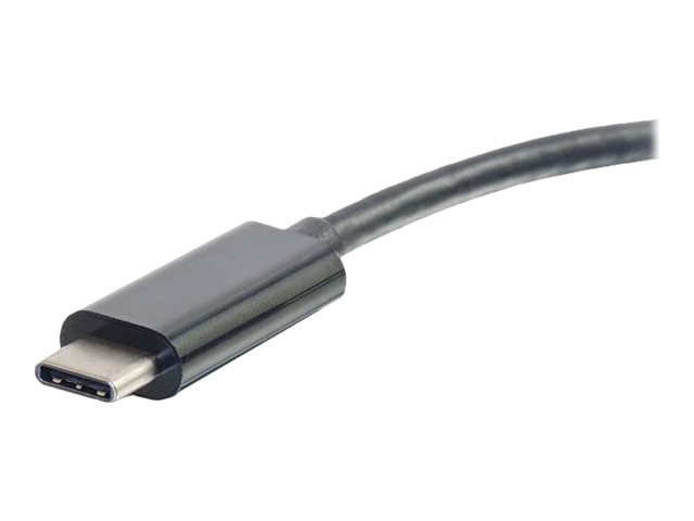 C2G USB C to Ethernet Adapter With Power Delivery - Black - síťový adaptér - USB-C - Gigabit Ethernet x 1 – foto 3