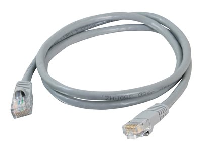 C2G 25ft Cat5e Snagless Unshielded (UTP) Network Patch Ethernet Cable-Gray