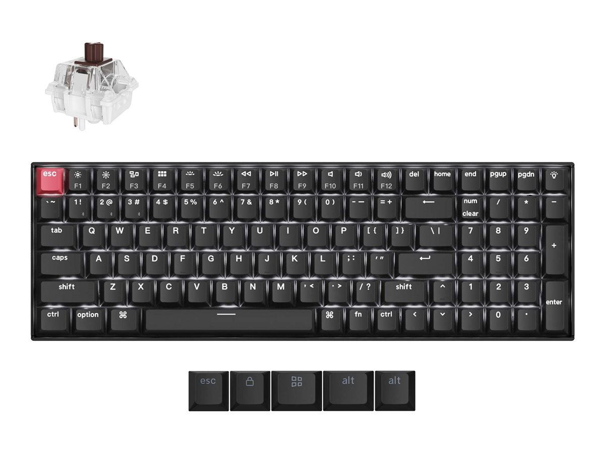Keychron K4 Version 3 keyboard QMK  mechanical 96% full size Input Product shot Front 79800