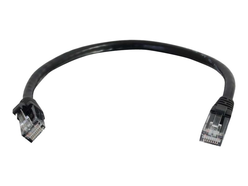 C2G Cat5e Booted Unshielded (UTP) Network Patch Cable - patch kabel - 30 cm - černá – foto 2