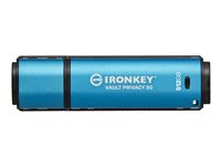 Kingston IronKey Vault Privacy 50 Series 512GB USB 3.2 Gen 1 Blå