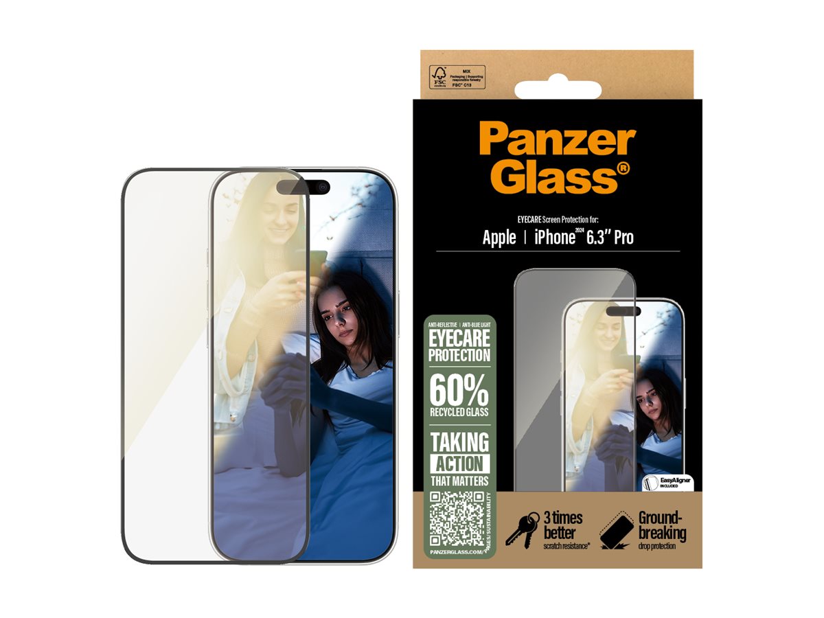 PanzerGlass Eyecare Screen Protector for Apple iPhone 16 Pro