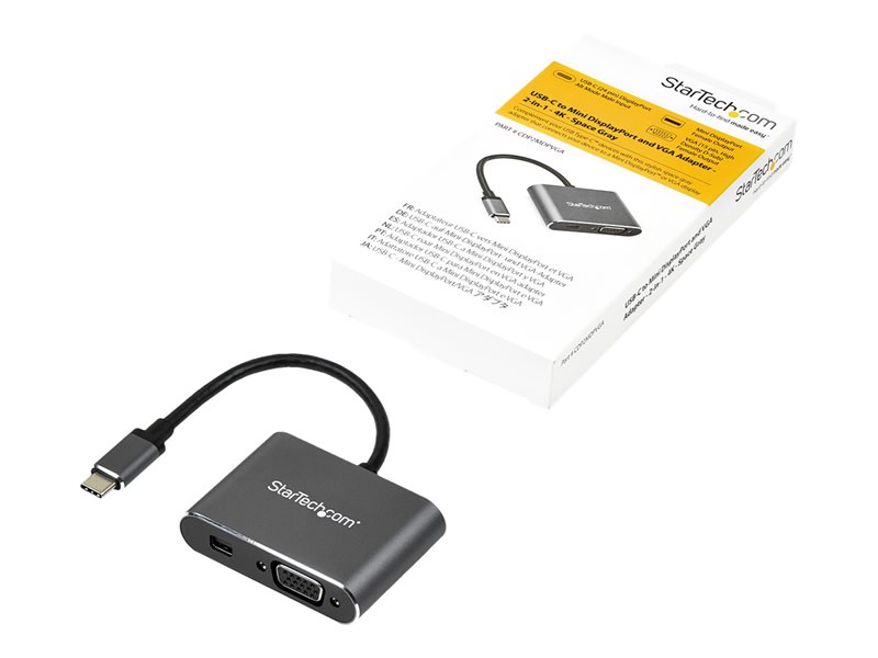 StarTech.com Adaptateur multiport USB-C - Mini DP/VGA