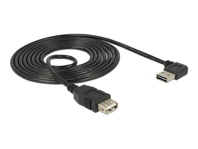 DELOCK USB Verl.A -> A St/Bu 1.00m 90° sw Easy USB