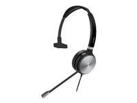 Yealink UH36 Mono Kabling Headset Sort Sølv