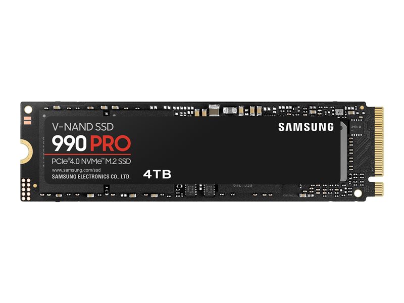 Samsung 990 PRO MZ-V9P4T0BW - SSD - chiffré - 4 To - interne (MZ-V9P4T0BW)