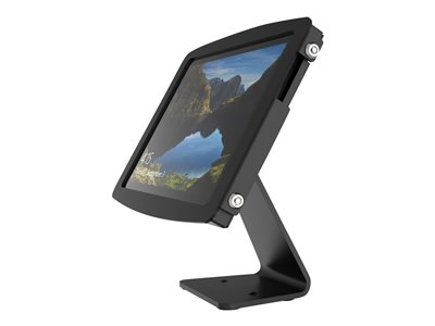 Compulocks Surface Pro 3-7 Space Enclosure Rotating Counter Stand - Gehäuse - Diebstahlschutz - für Tablett - verriegelbar - Stahl, hochwertiges Aluminium - Schwarz - Schreibtisch - für Microsoft Surface Pro 3, Pro 4, Pro 5, Pro 6, Pro 7, Pro 7+