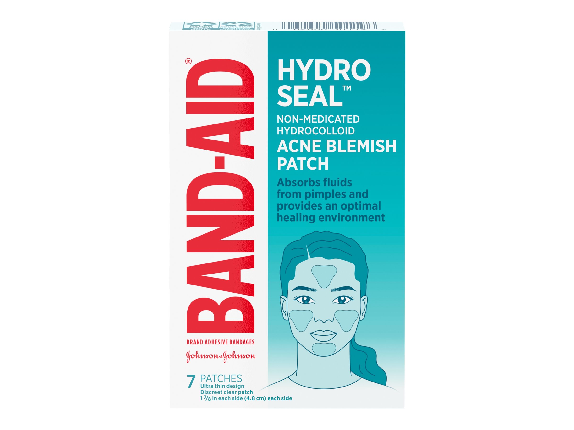 BAND-AID Hydro Seal Non-medicated Hydrocolloid Acne Blemish Patch - 7's