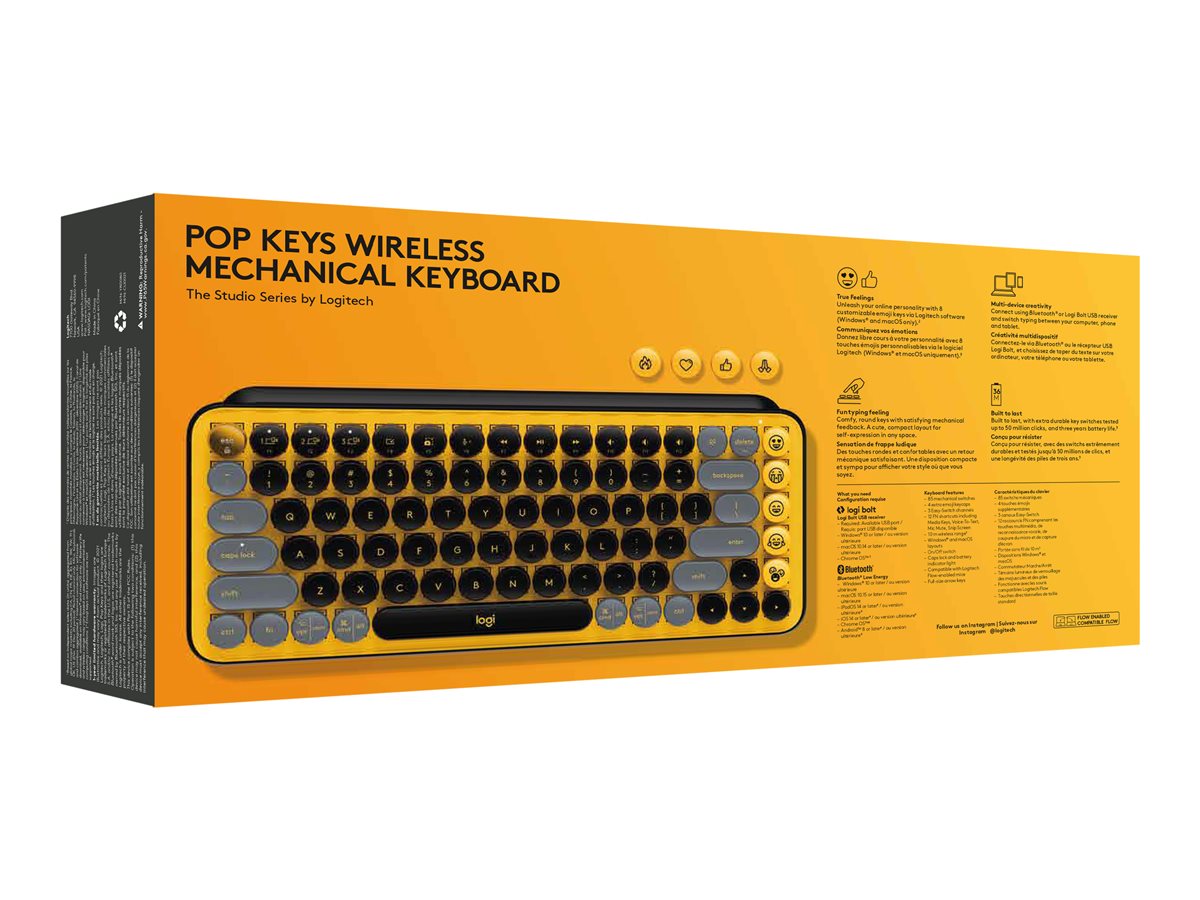 LOGITECH POP Keys BLAST YELLOW FRA – foto 12