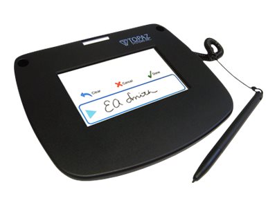 Topaz T-LBK755 SignatureGem LCD 4x3 Signature Pad - Dual Serial/USB Backlit