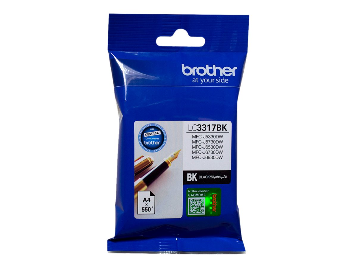 Brother LC black original ink Package view Front 80520