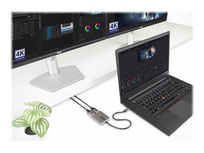 Plugable USB4 Dual Monitor Docking Station with 4K 120Hz HDMI, 100W Ch