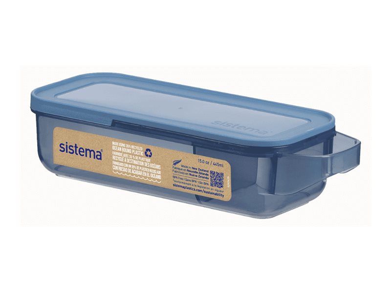 Sistema SLIDE 'N' SNACK Lunch Box - Assorted - 445ml