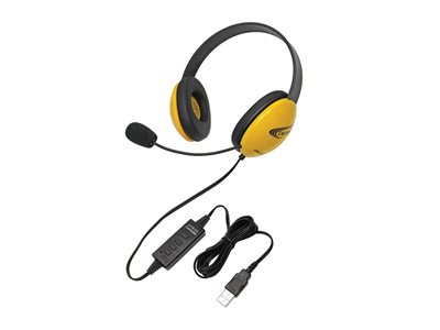 Califone Listening First Stereo Headphone 2800-YL CT Headphones full size wired 