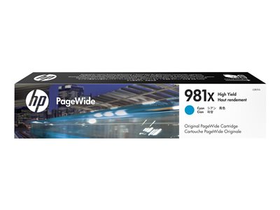 HP 981X XL Cyan PageWide Cartridge - L0R09A