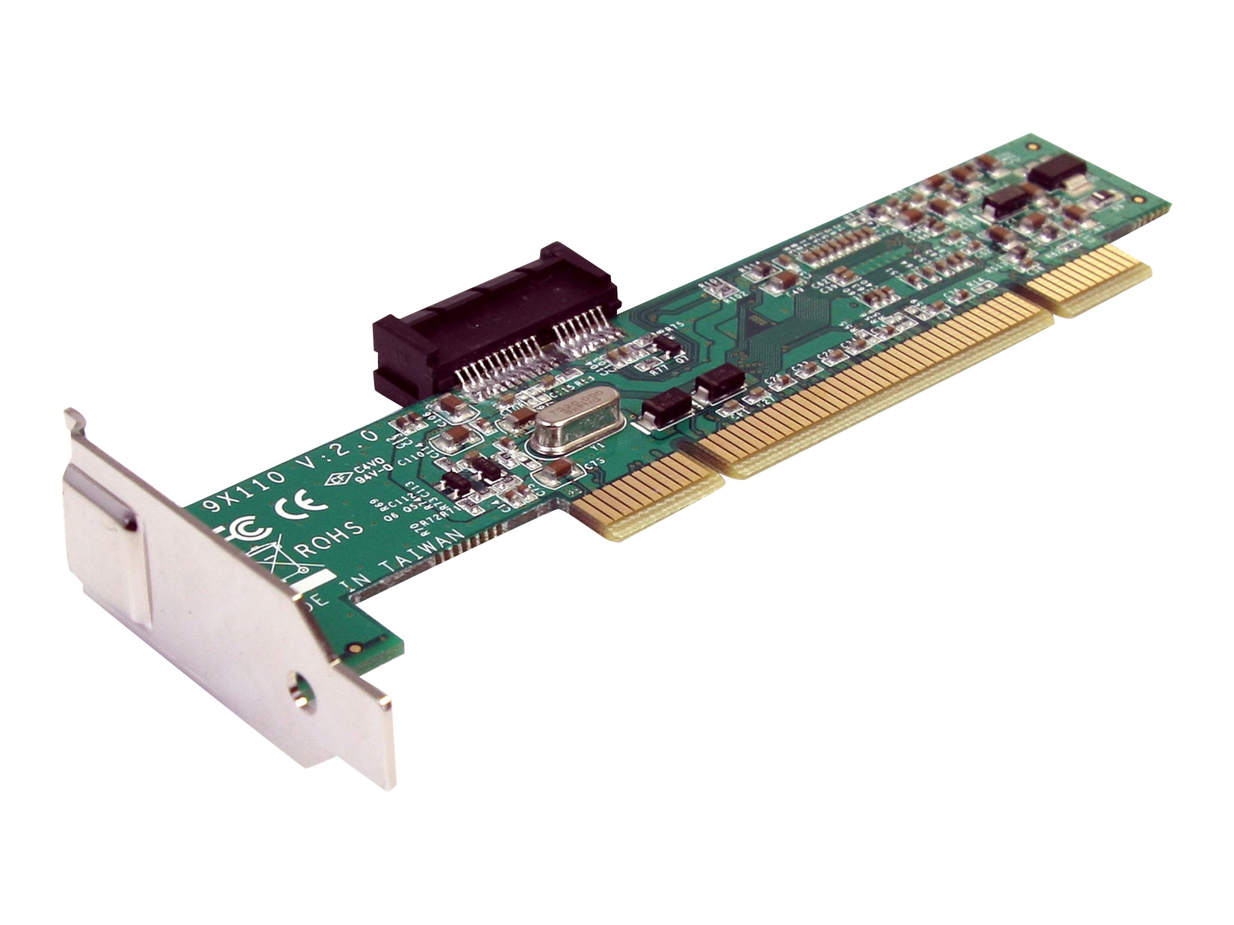 Startech PCI to PCI Express Adapter Card - PCIe x1 (5V) to PCI (5V & 3.3V) slot adapter - Low Profile - PCI1PEX1 - PCIe x1 to PCI slot adapter