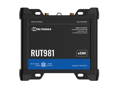 TELTONIKA NETWORKS RUT981 eSIM 4G Router
