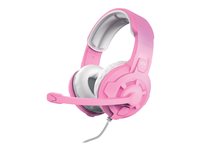Trust Gaming GXT 411P Radius Kabling Headset Pink Hvid