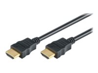 M-CAB HDMI han -> HDMI han 3 m Sort