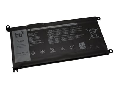 BTI - Notebook battery (equivalent to: Dell 7MT0R, Dell 0DN33X, Dell CN-0DN33X, Dell DN33X)