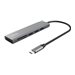 TRUST Hub USB-C HALYX 5 ports 3 USB 1 SD