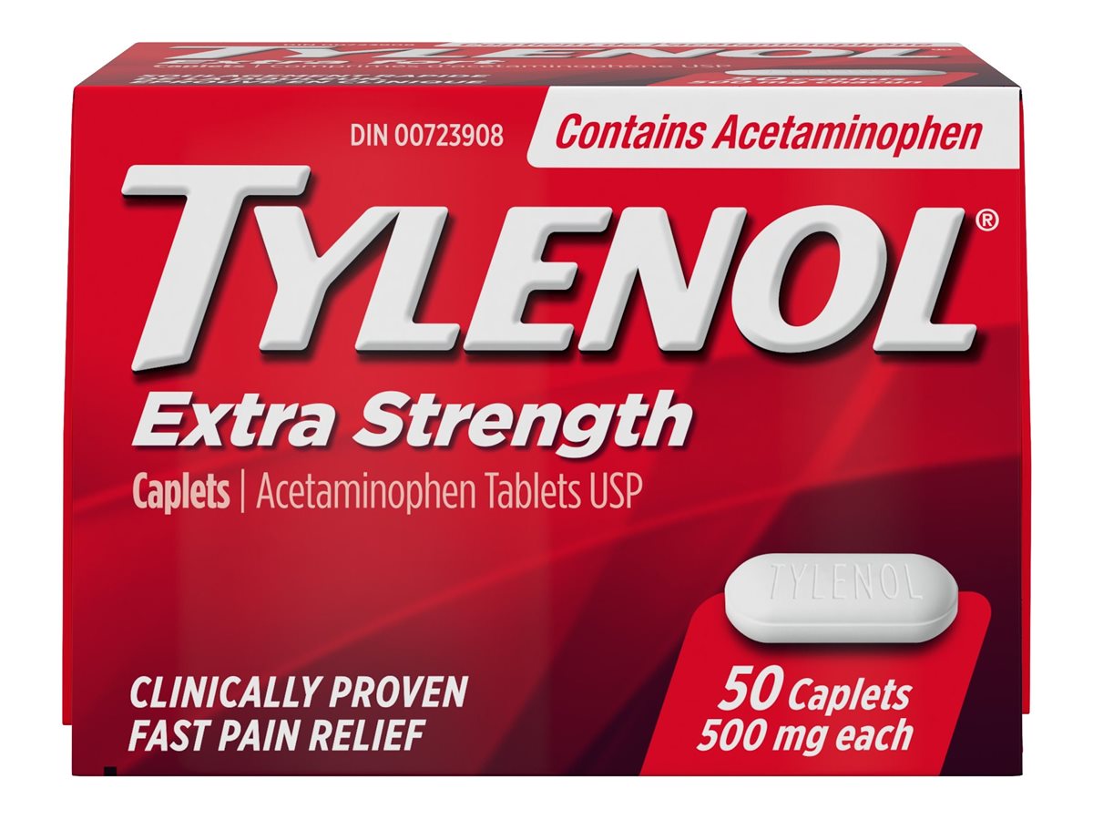 Tylenol* Extra Strength Acetaminophen Caplets - 50's� �