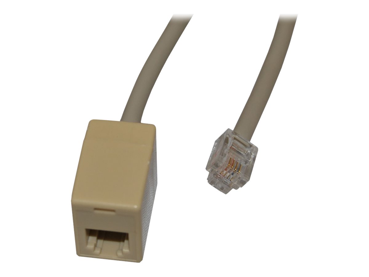 Videk ADSL Broadband Cable RJ11 Plug to RJ11 Socket - phone extension ...