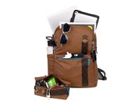 STM Banks Notebook carrying backpack 15INCH desert brown