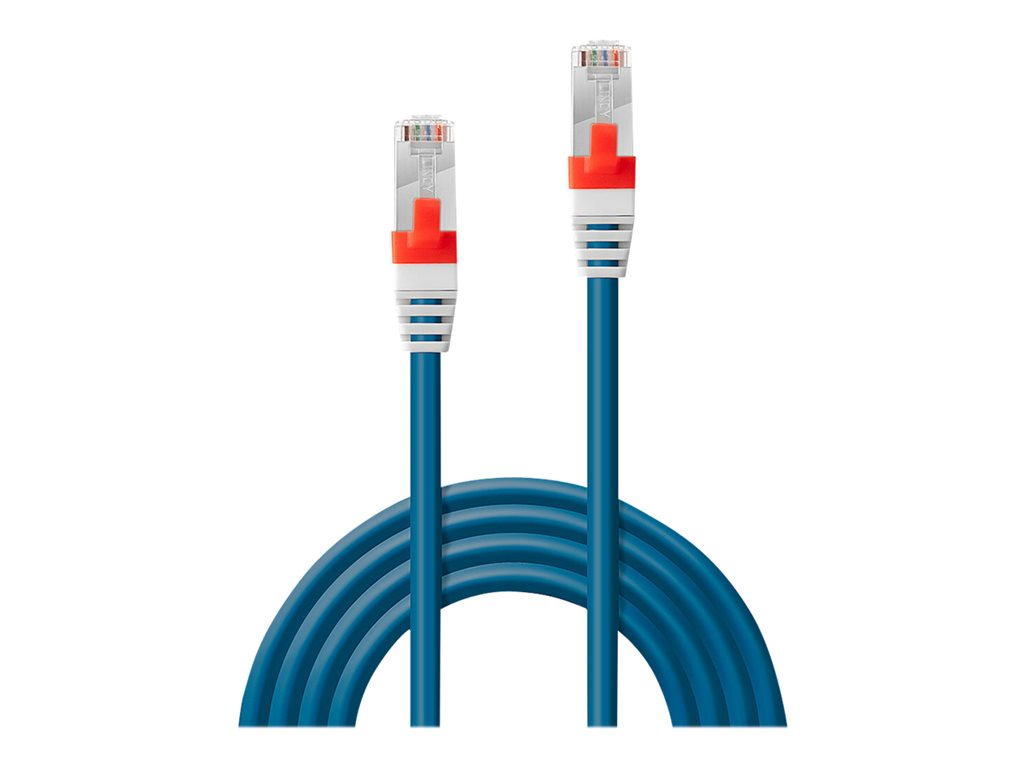 LINDY S/FTP Cat.6A Cable Blue 3m