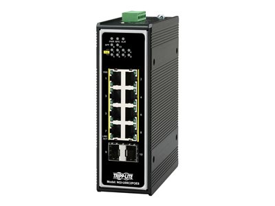 16-Port Industrial Network Switch, Gigabit, Unmanaged, DIN Mount