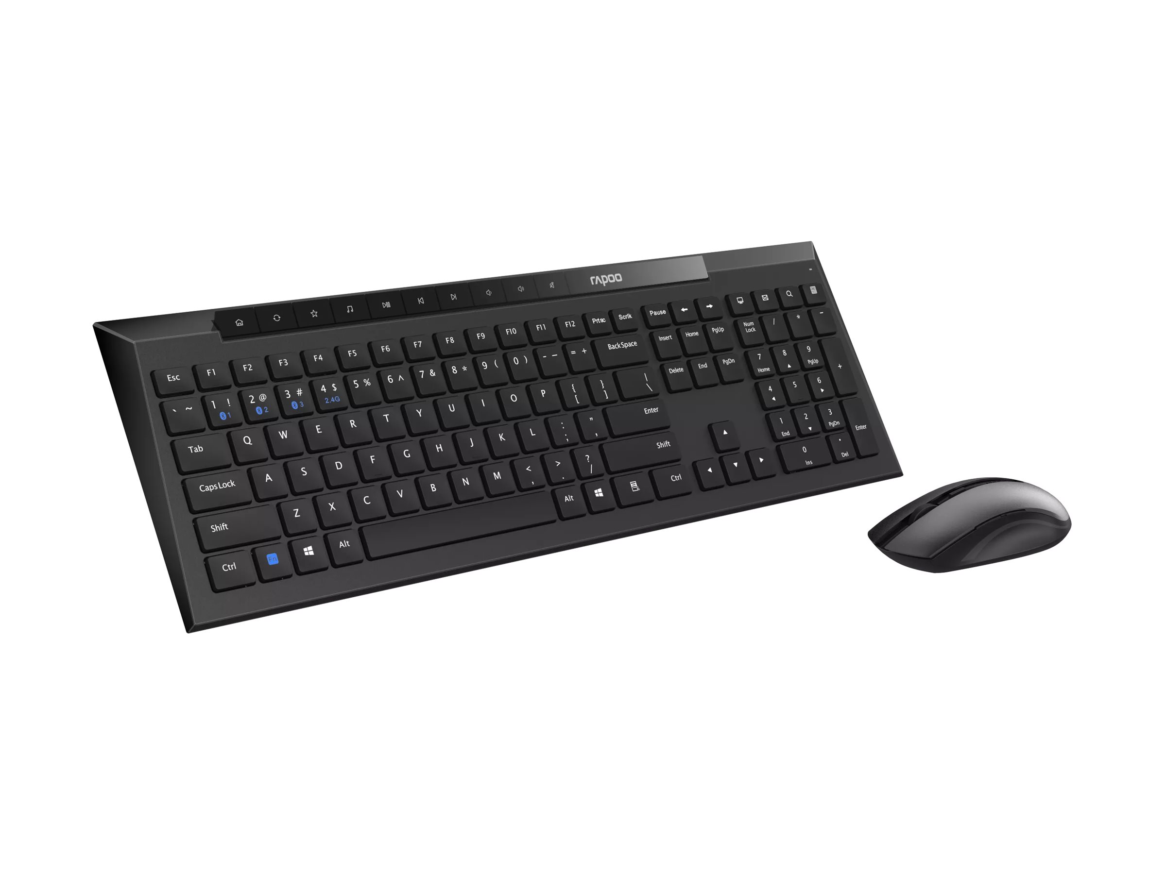 Rapoo 8210M keyboard and mouse set QWERTY Input Product shot Front 79950