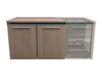 Middle Atlantic C5 Series Credenza rack - for AV System - off-white