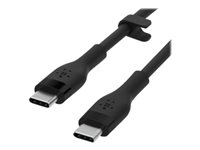 Belkin BOOST CHARGE USB 2.0 USB Type-C kabel 2m Sort