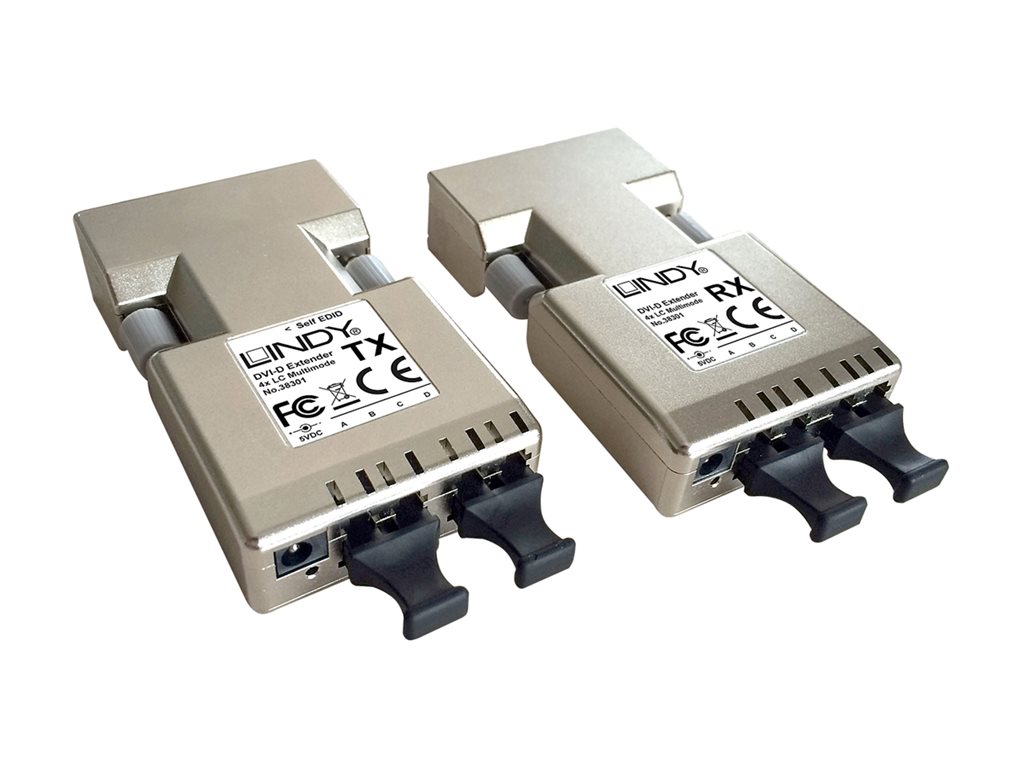 Kit extender DVI-D Single Link sur fibre optique 500m