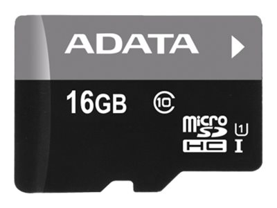ADATA Premier - Flash memory card (microSDHC to SD adapter included)