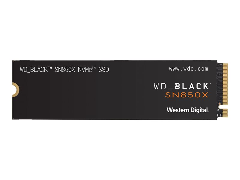 WD_BLACK SN850X NVMe SSD WDS100T2X0E - SSD - 1 TB - intern - M.2 2280 - PCIe 4.0 x4 (NVMe)