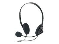 Ednet Headset With Volume Control Kabling Headset