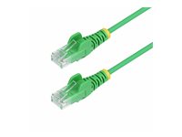Startech 2.5m Green Slim CAT6 Ethernet Cable, Snagless, 28AWG, LSZH - patch cable - 2.5 m - purple