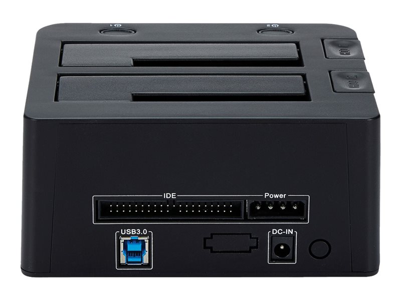 StarTech .com Dock Disque Dur USB 3.0 2 Baies, Docking Station SATA/IDE