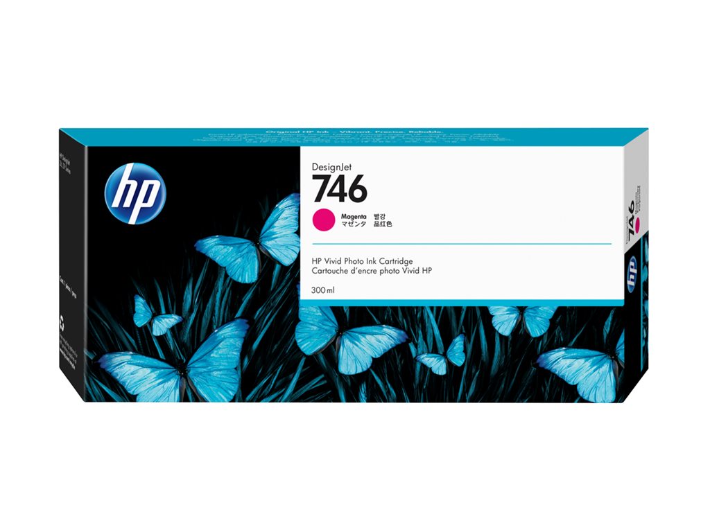 HP 746 300-ml Magenta Ink Cartridge
