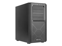 SilverStone Seta D1 Tårn SSI CEB Ingen strømforsyning Sort