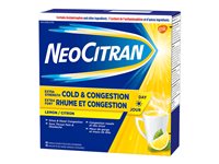 NeoCitran Extra Strength Cold & Congestion Day - Lemon - 10s