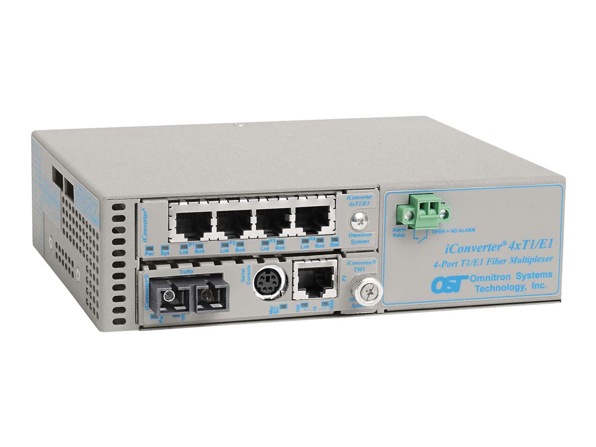 Omnitron iConverter 4xT1/E1 MUX