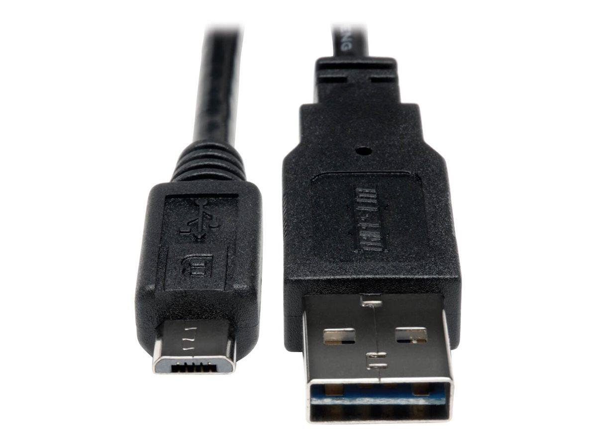 Tripp Lite 6in USB 2.0 High Speed Cable Reversible A to 5Pin Micro B M/M 6"
