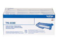 Brother TN3330 - black - original - toner cartridge