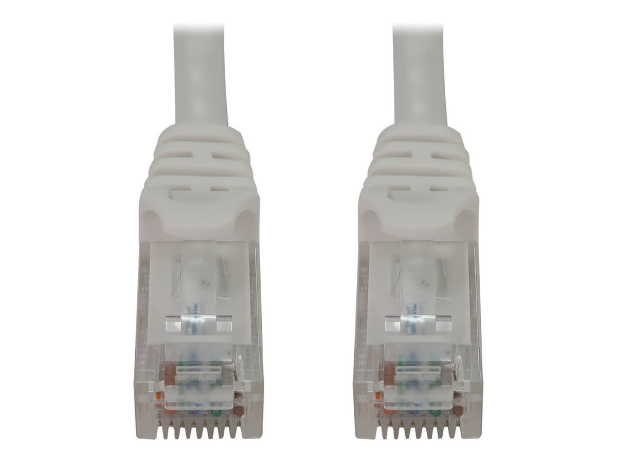 Eaton Tripp Lite Series Cat6a 10G Snagless Molded UTP Ethernet Cable (RJ45 M/M), PoE, White, 100 ft. (30.5 m)