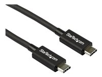 StarTech.com 2.6ft (80cm) Thunderbolt 3 Cable, 40Gbps, 100W PD, 4K/5K Video, Thunderbolt-Certified, Compatible w/ TB4/USB 3.2