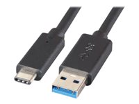 M-CAB USB 3.1 USB Type-C kabel 50cm Sort