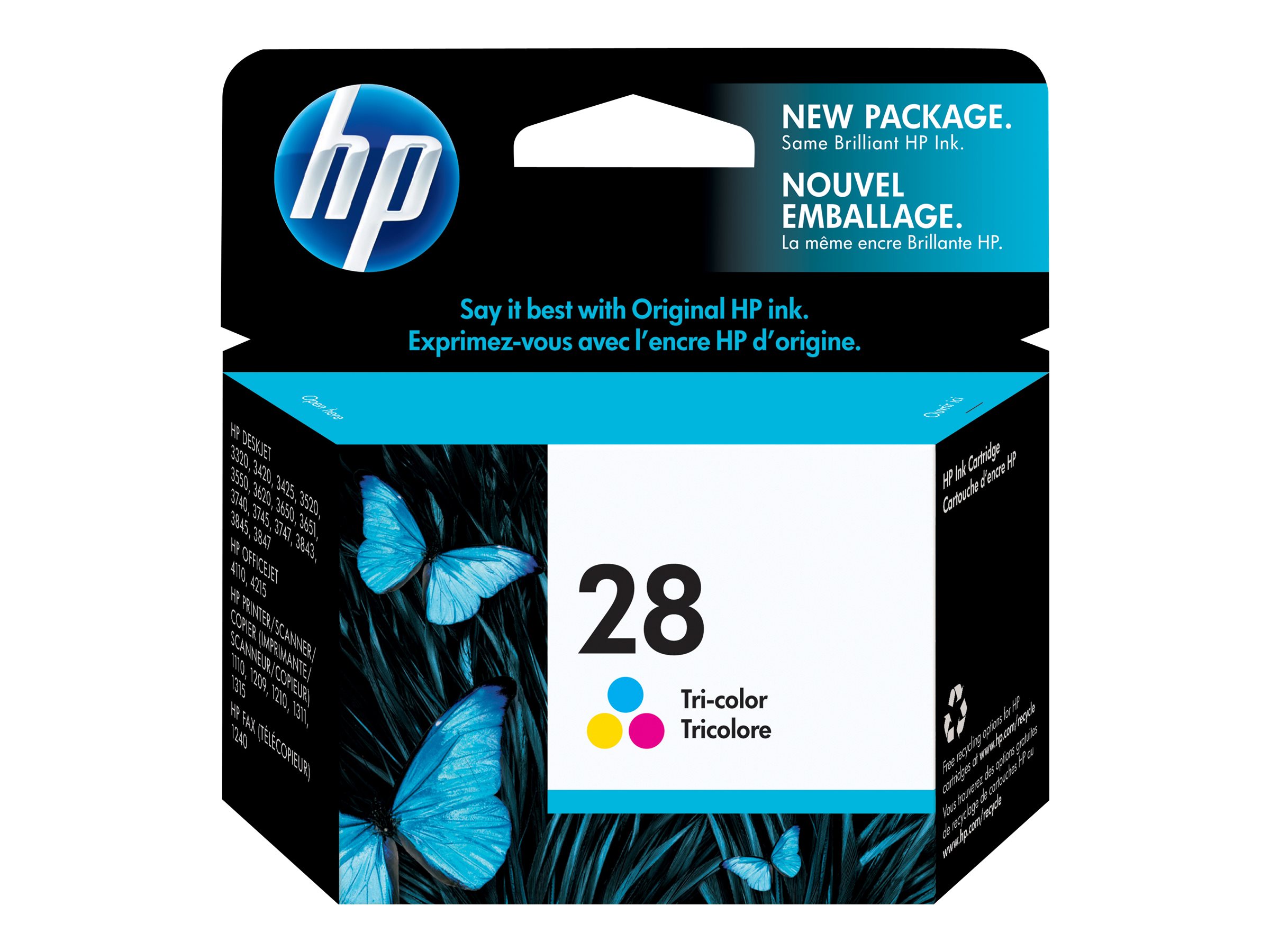 HP 28 - 8 ml - color (cyan, magenta, yellow)