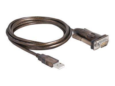 DELOCK Adapter USB2.0 Typ-A zu 1xSeriell - 62646